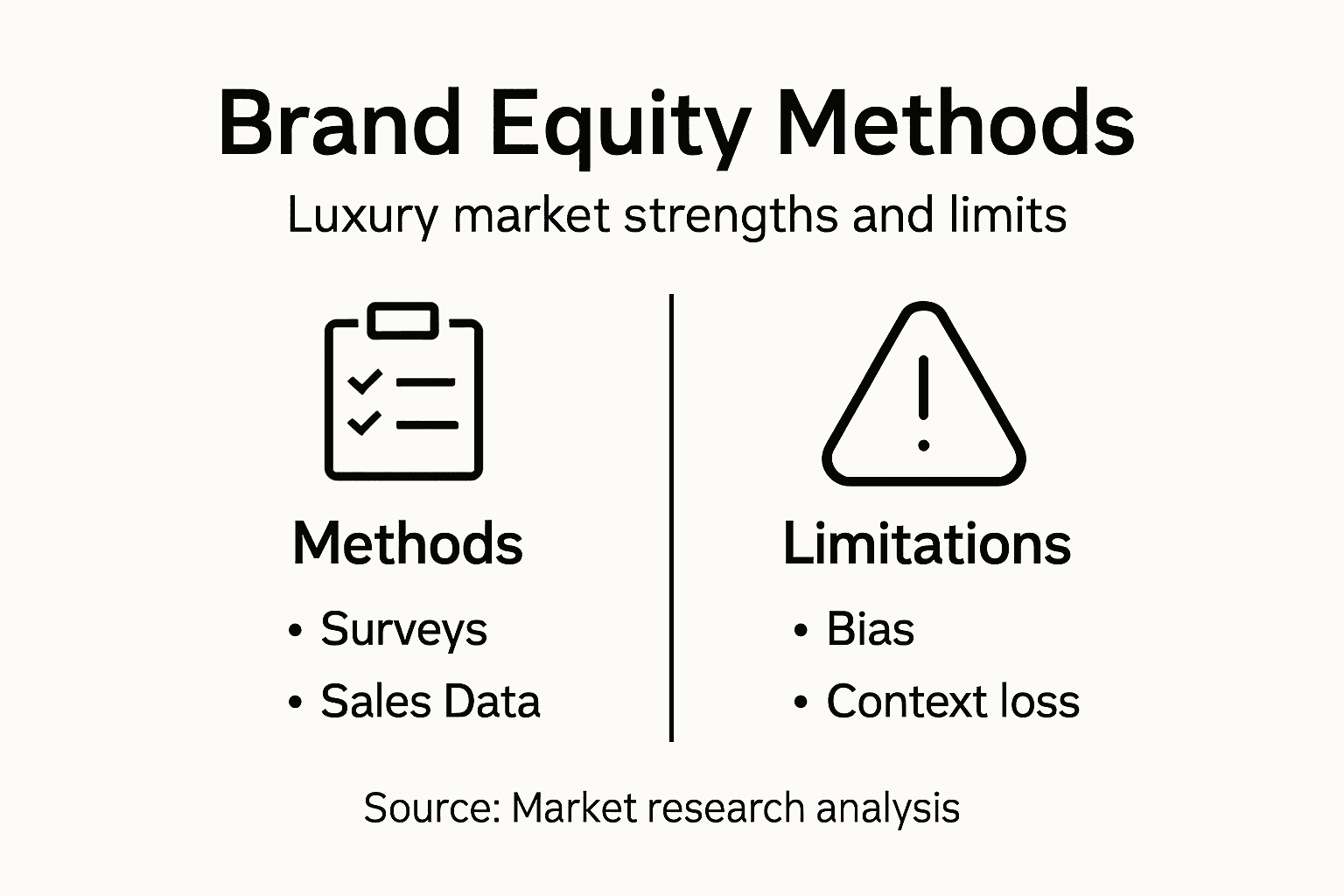 Infographic of brand equity measurement methods