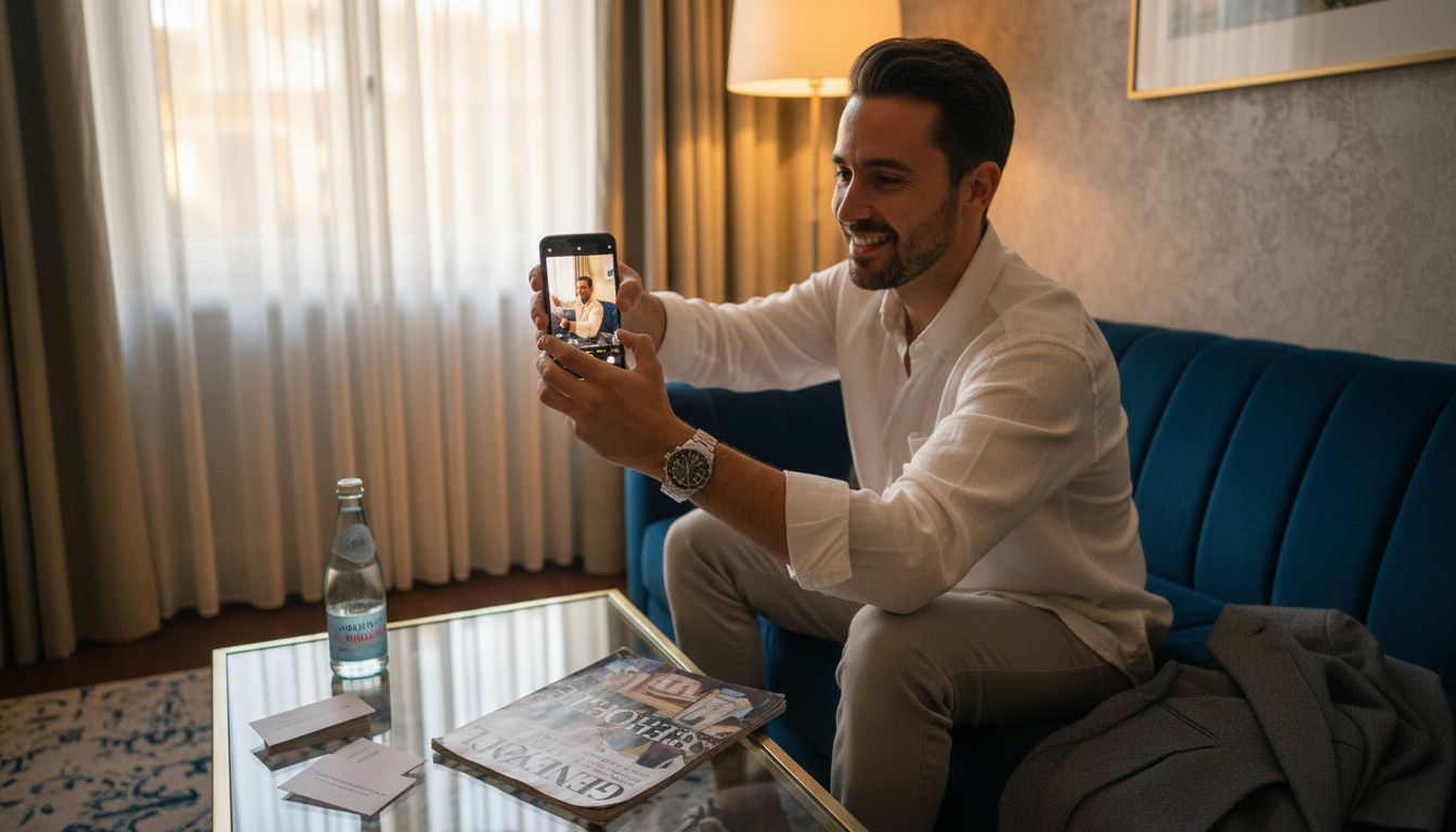 Influencer Marketing: Impact on Luxury Fashion Brands Micro-influencer showcasing designer watch