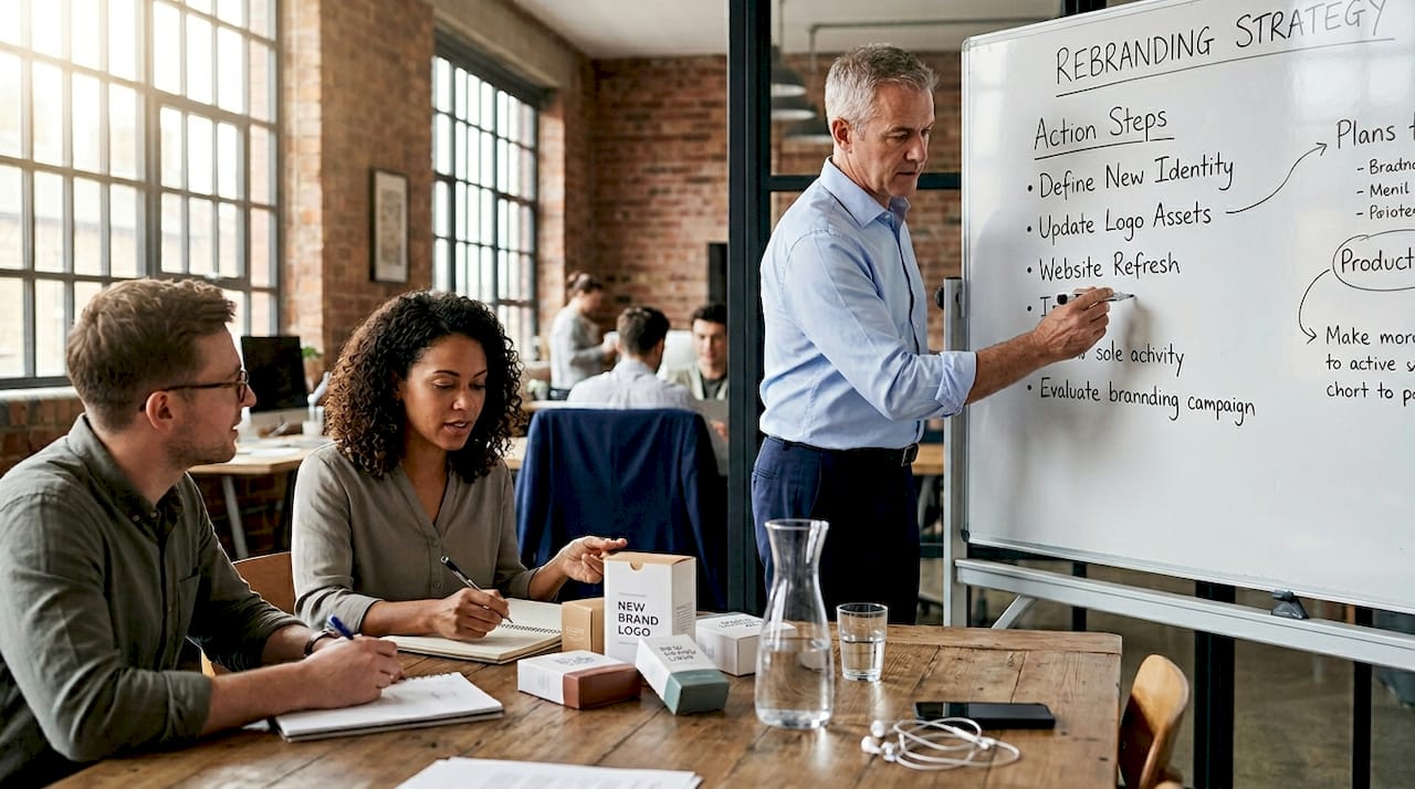 Essential steps to improve luxury brand perception & engagement Team planning steps for brand strategy activation