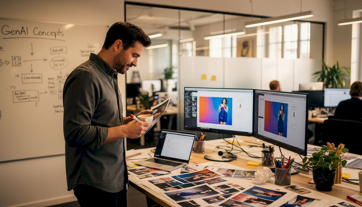 5 Digital Marketing Trends for Luxury Brands in 2025 Creative director reviews luxury campaign proofs