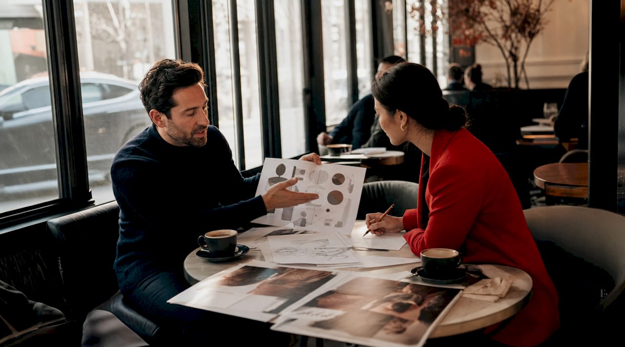 What Is Aspiration Marketing for Luxury Brands Team collaborating on psychological aspects of aspiration marketing