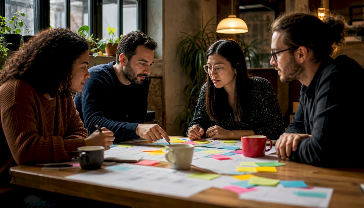 What Is Values-Based Marketing? A 2026 Guide Diverse marketing team discussing brand values