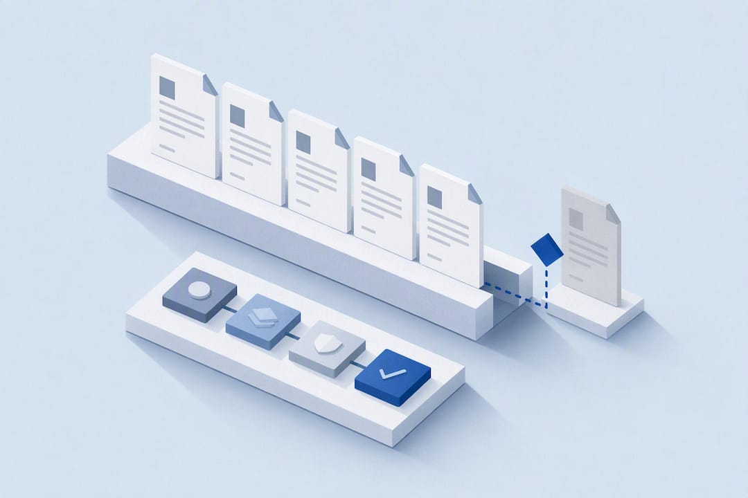 Isometric illustration of maintained knowledge structure