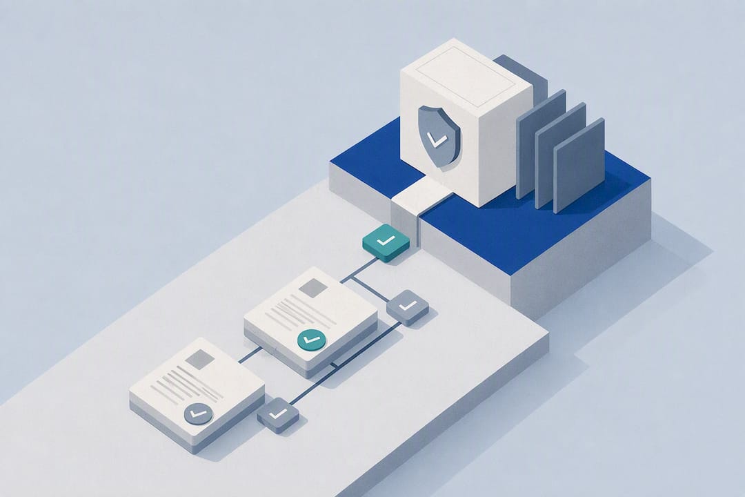 Isometric illustration of governed SOP structure