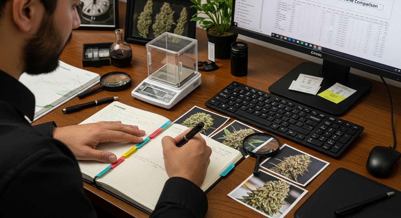 compare cannabis flavor profiles