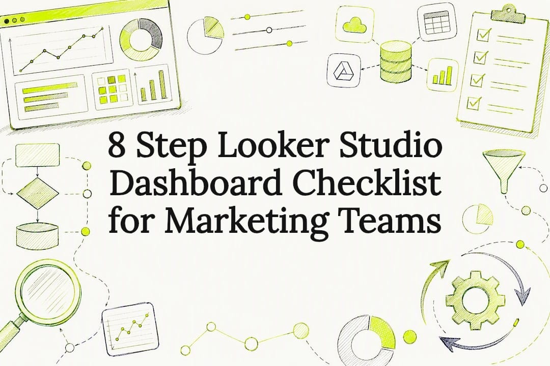 Plexo illustration for 8 Step Looker Studio Dashboard Checklist for Marketing Teams