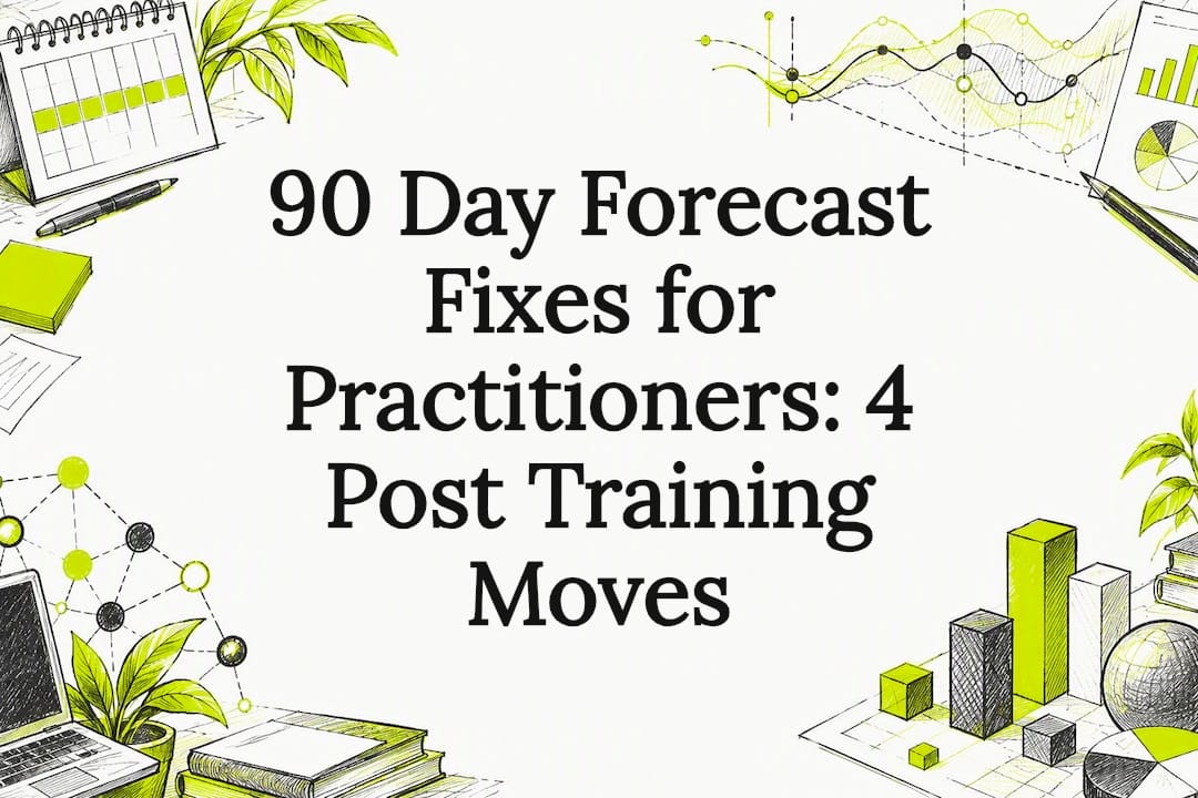 Plexo illustration for 90 Day Forecast Fixes for Practitioners: 4 Post Training Moves