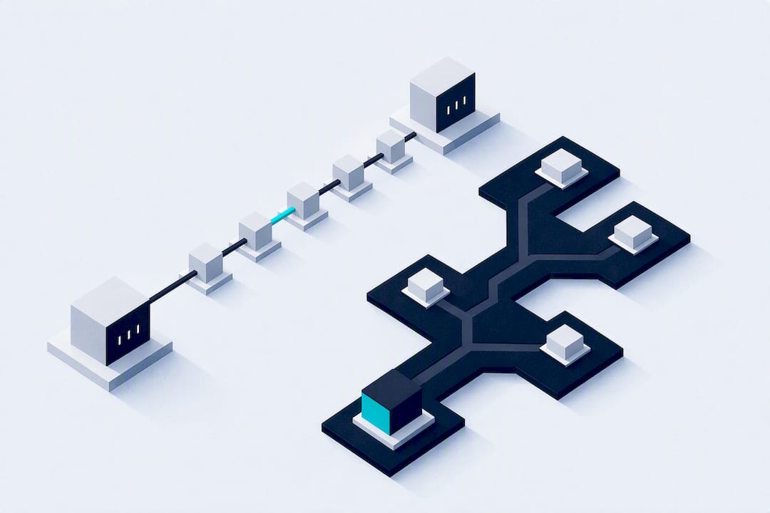 Isometric illustration of Modbus communication paths