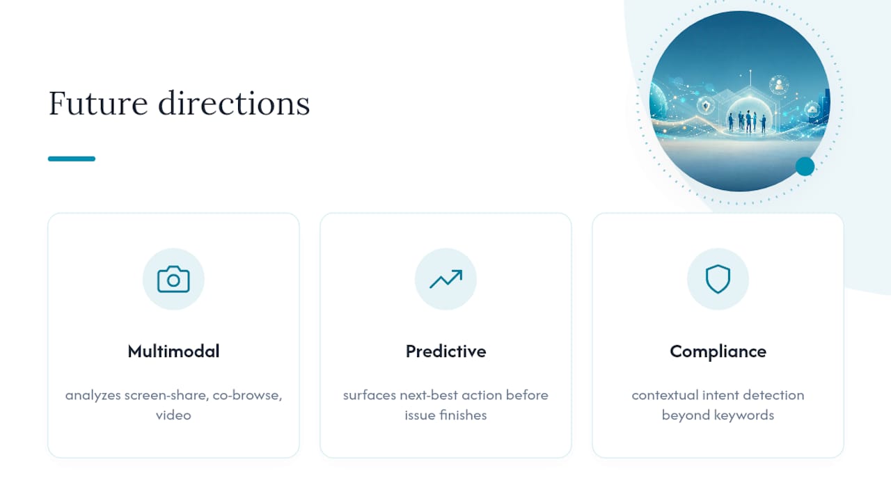 What's Next: Multimodal Inputs and Predictive Analytics — overview diagram