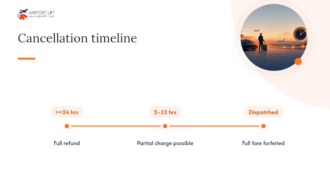 Airport taxi cancellation refund timeline
