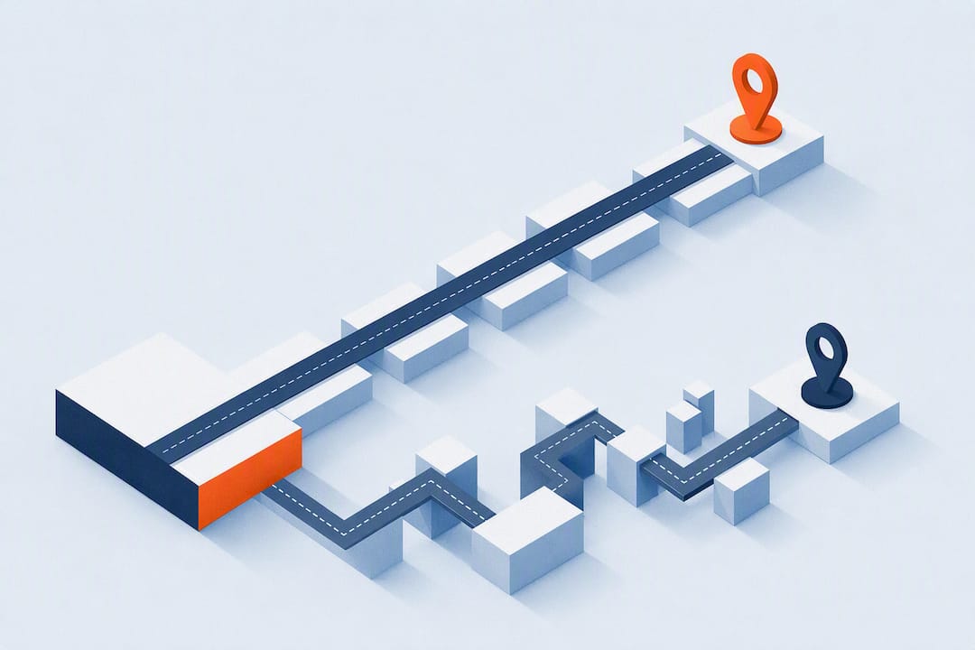 Isometric illustration of stable airport transfer pricing