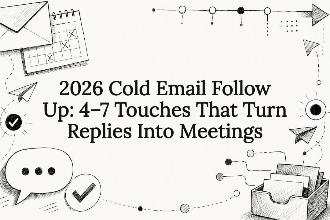 2026 Cold Email Follow Up: 4–7 Touches That Turn Replies Into Meetings