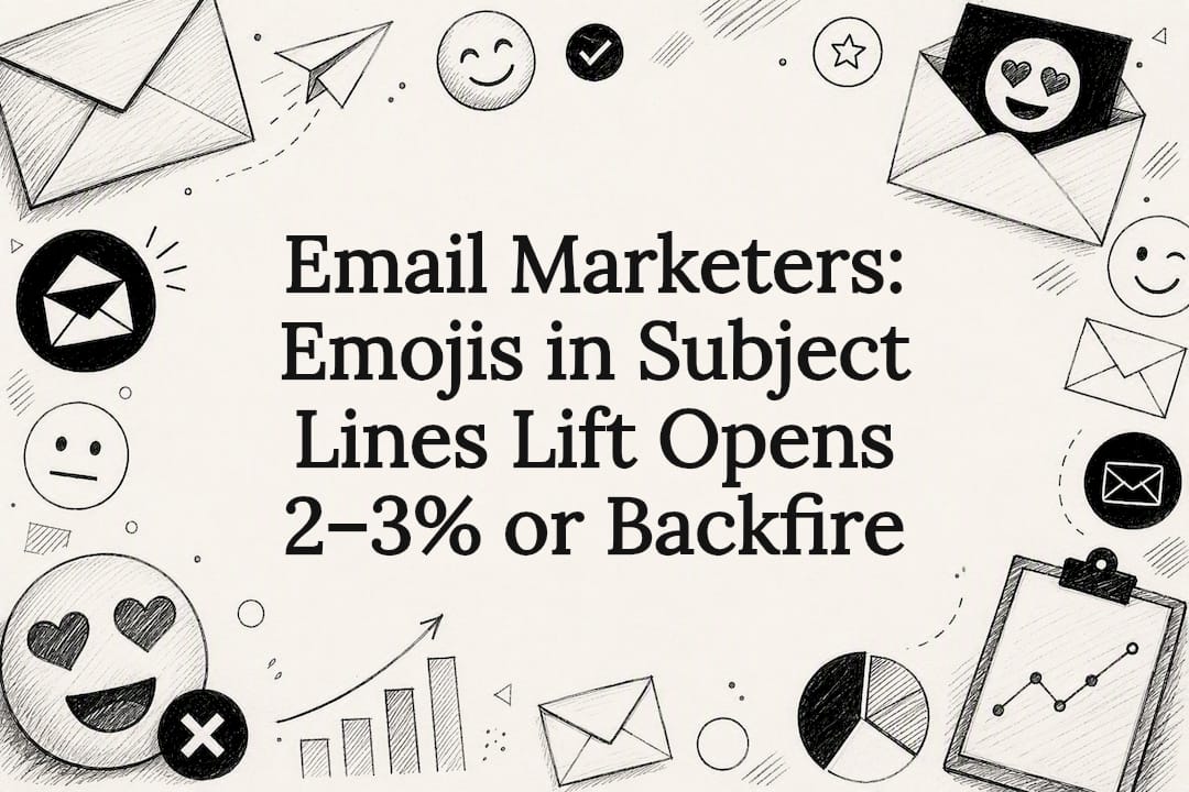 Email Marketers: Emojis in Subject Lines Lift Opens 2–3% or Backfire