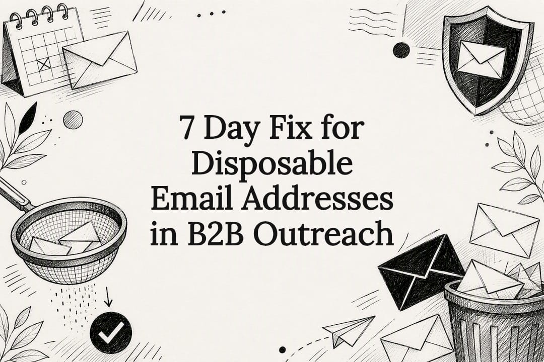 7 Day Fix for Disposable Email Addresses in B2B Outreach