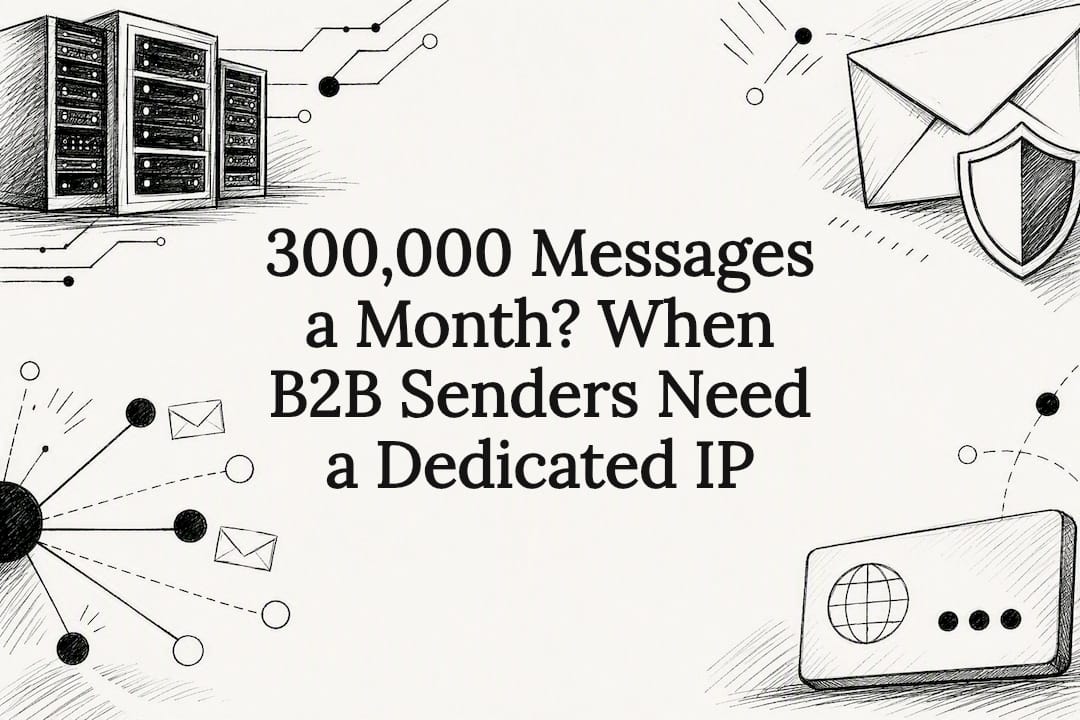 300,000 Messages a Month? When B2B Senders Need a Dedicated IP