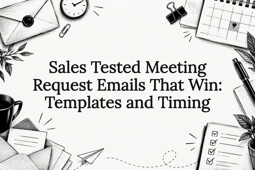 Sales Tested Meeting Request Emails That Win: Templates and Timing