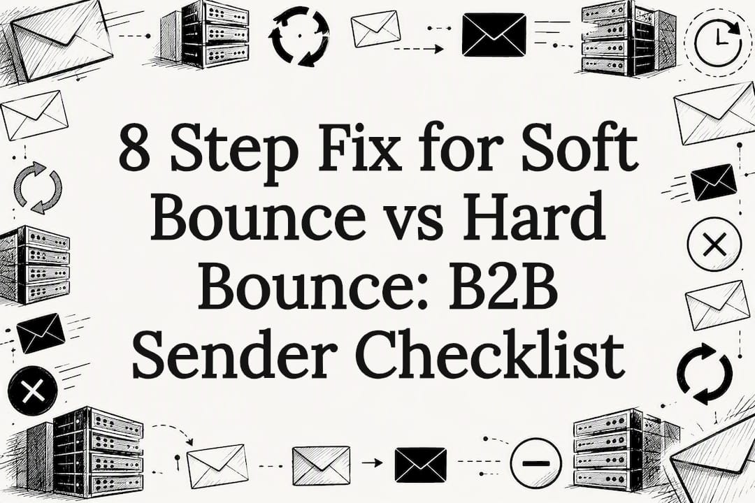 8 Step Fix for Soft Bounce vs Hard Bounce: B2B Sender Checklist