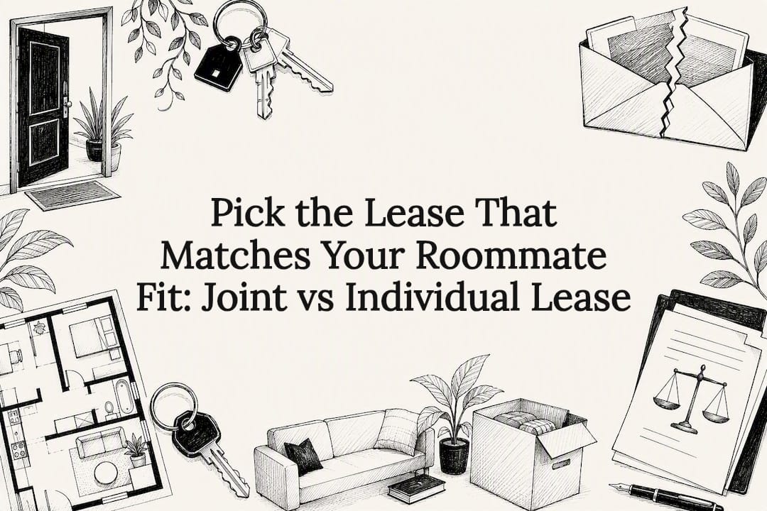 Lease comparison title card illustration