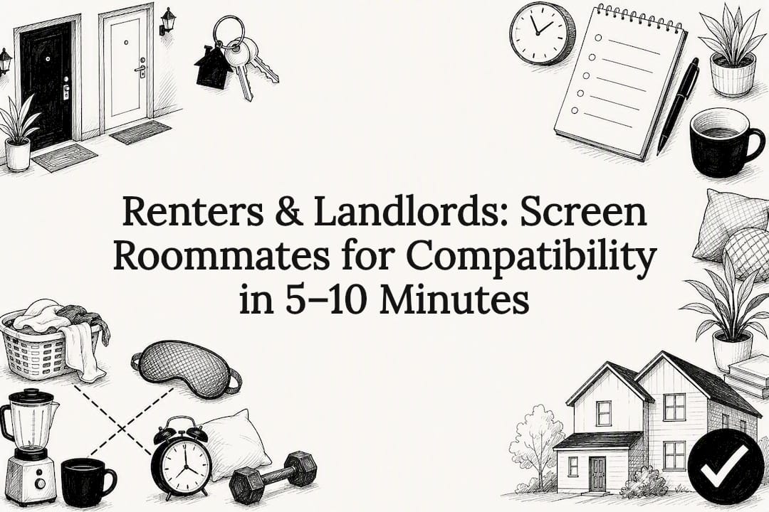Roommate compatibility screening title card