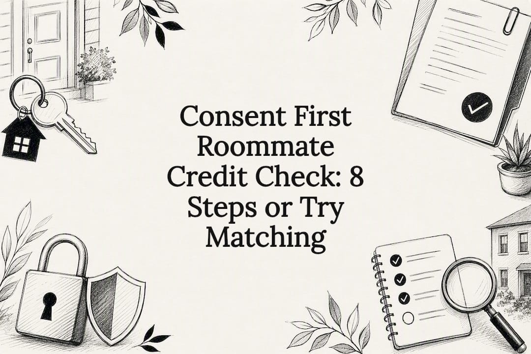 Consent and roommate screening title card