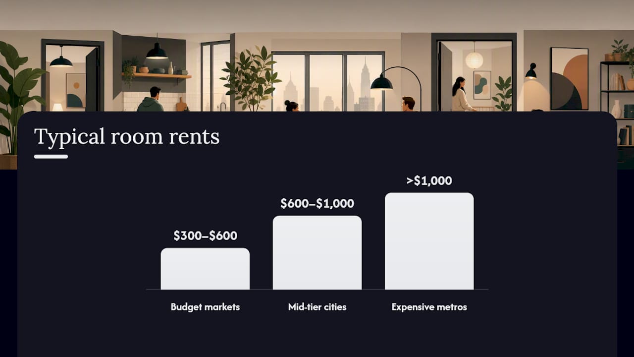 How to Rent by the Room Without Blowing Your Budget — overview diagram