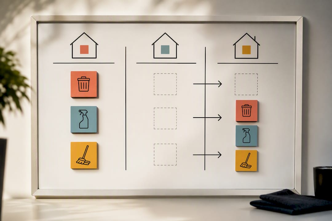 Chores redistributed among remaining roommates