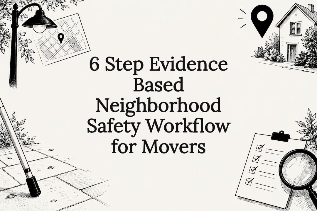 Neighborhood safety workflow title card