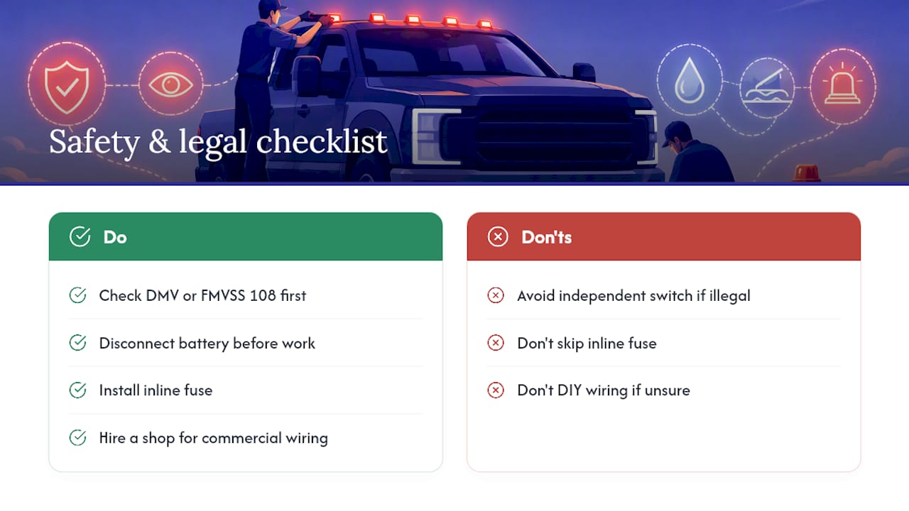 Quick Legality and Safety Notes — overview diagram