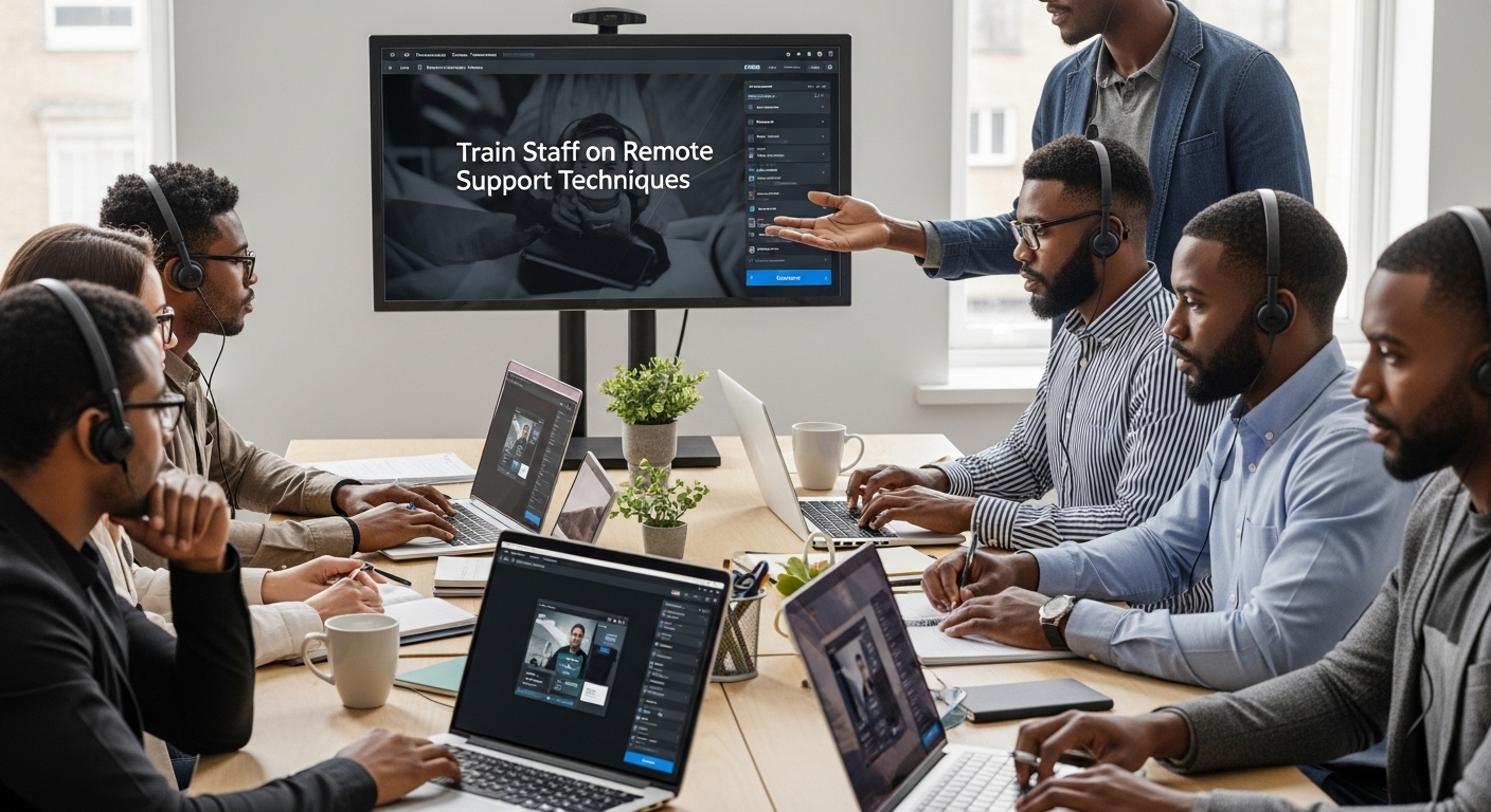 remote support staff training