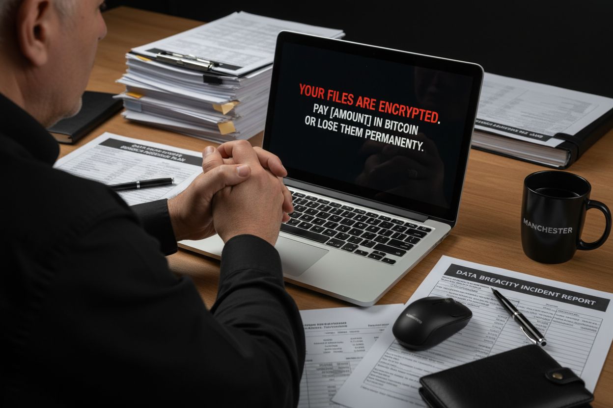 Ransomware UK business