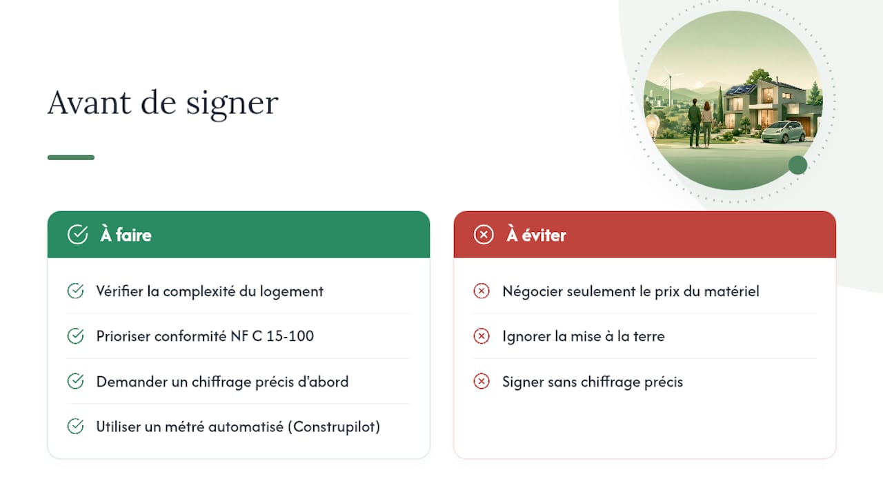 Ce qu'il faut vraiment retenir avant de signer un devis électrique — overview diagram
