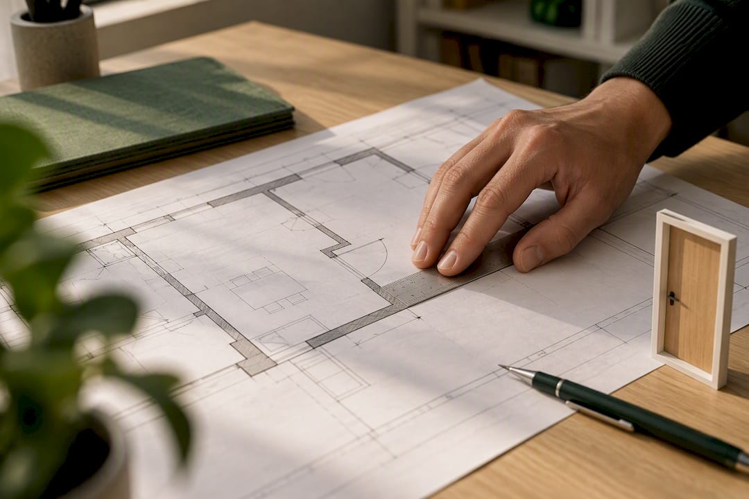 Règle contrôlant l’échelle d’un plan architectural