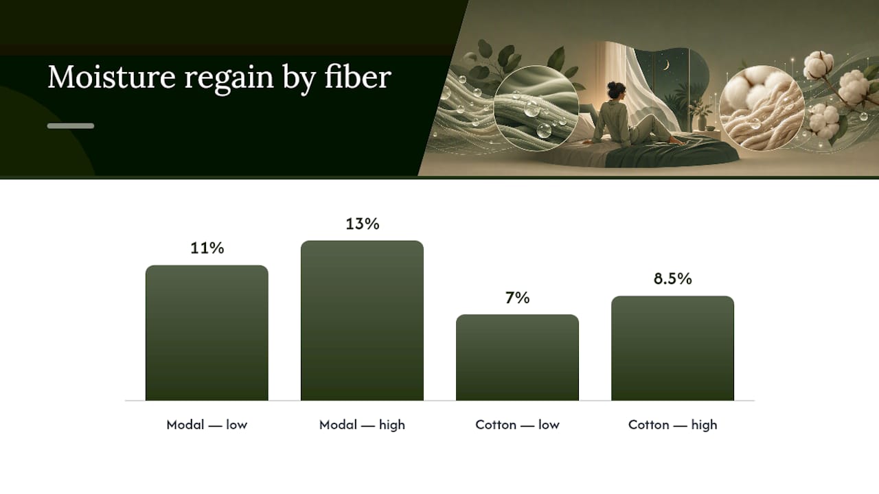 Modal vs Cotton Comparison: Softness, Breathability, and Moisture Control — overview diagram