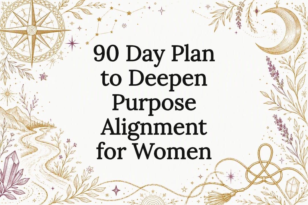 Purpose alignment decorative title card