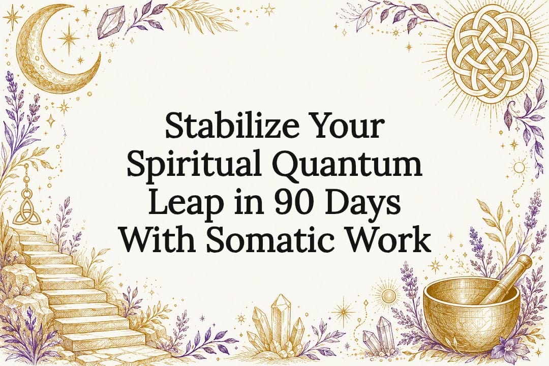Decorative spiritual quantum leap title card