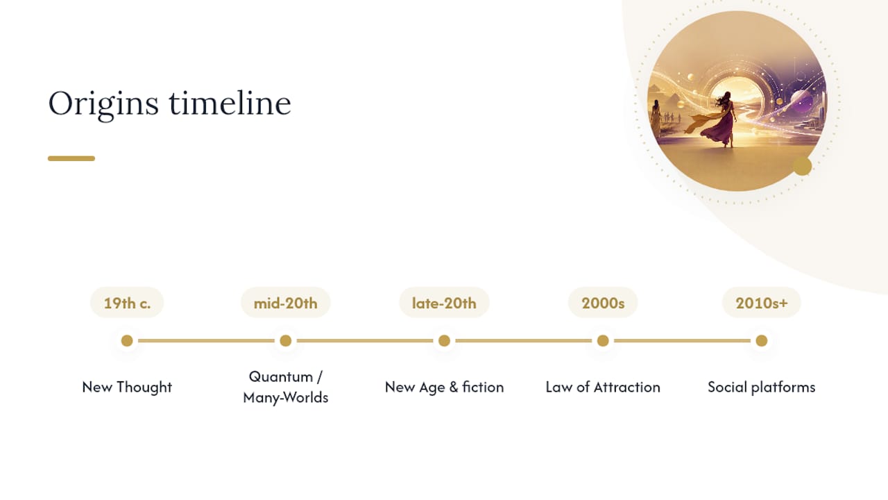 Where the Idea Comes From: A Short History — overview diagram