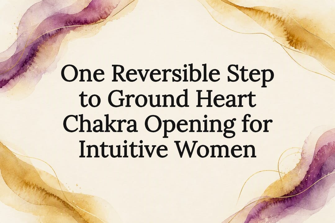 Decorative heart chakra title card