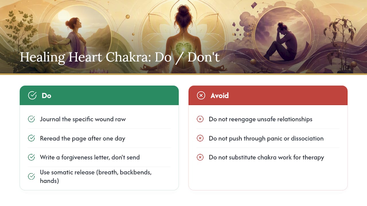 Healing Heart Chakra Blockages From Old Emotional Wounds — overview diagram