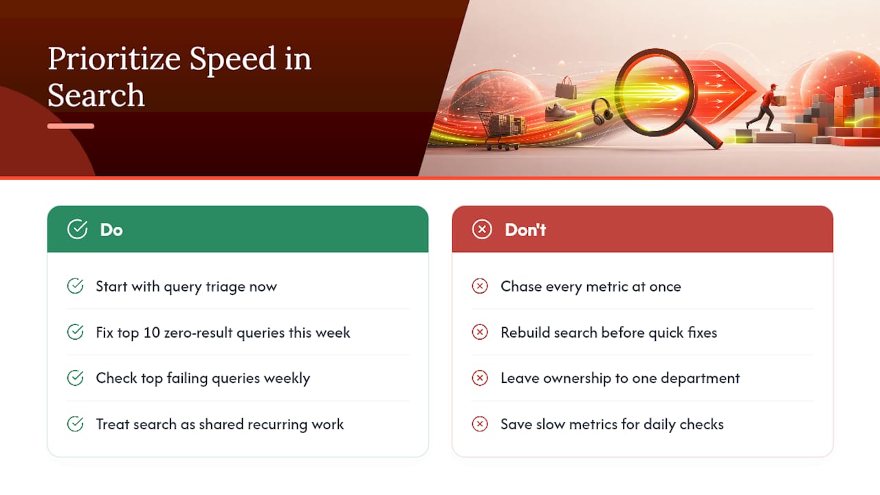 What Search Data Actually Rewards: Speed, Not Perfection — overview diagram