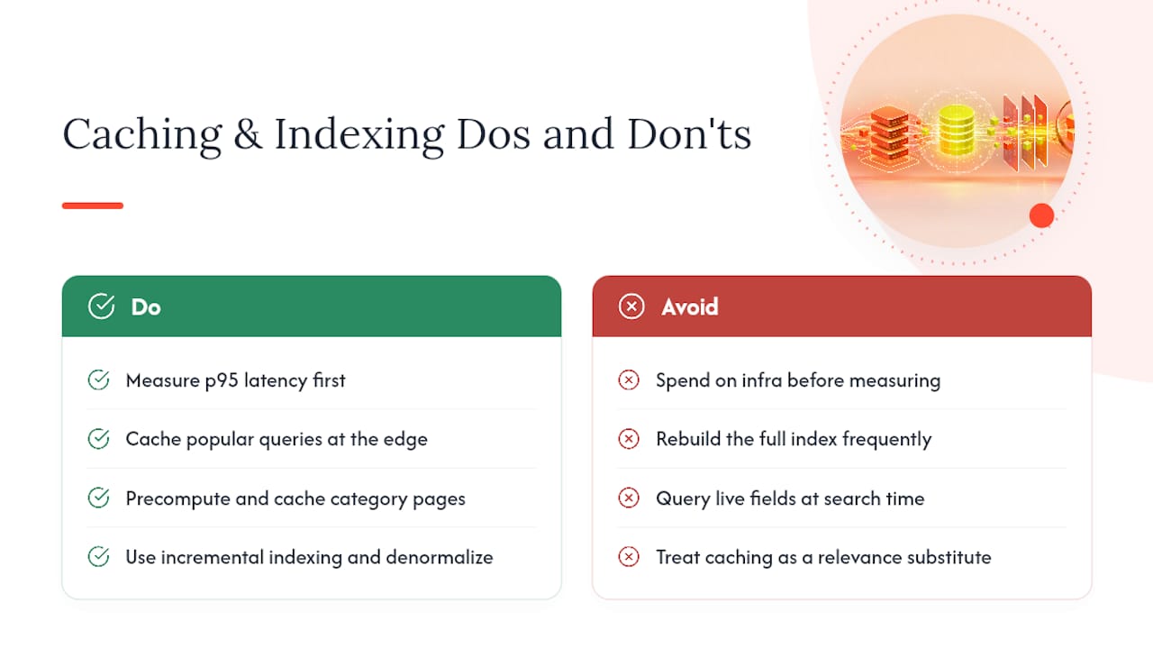 Technical Optimization: Caching and Indexing Strategies That Help — overview diagram