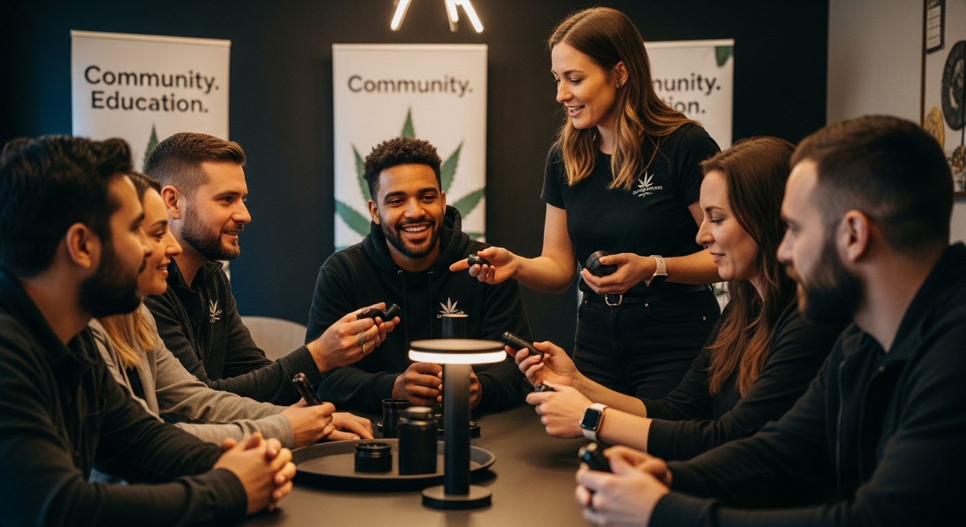 cannabis lounge social scene