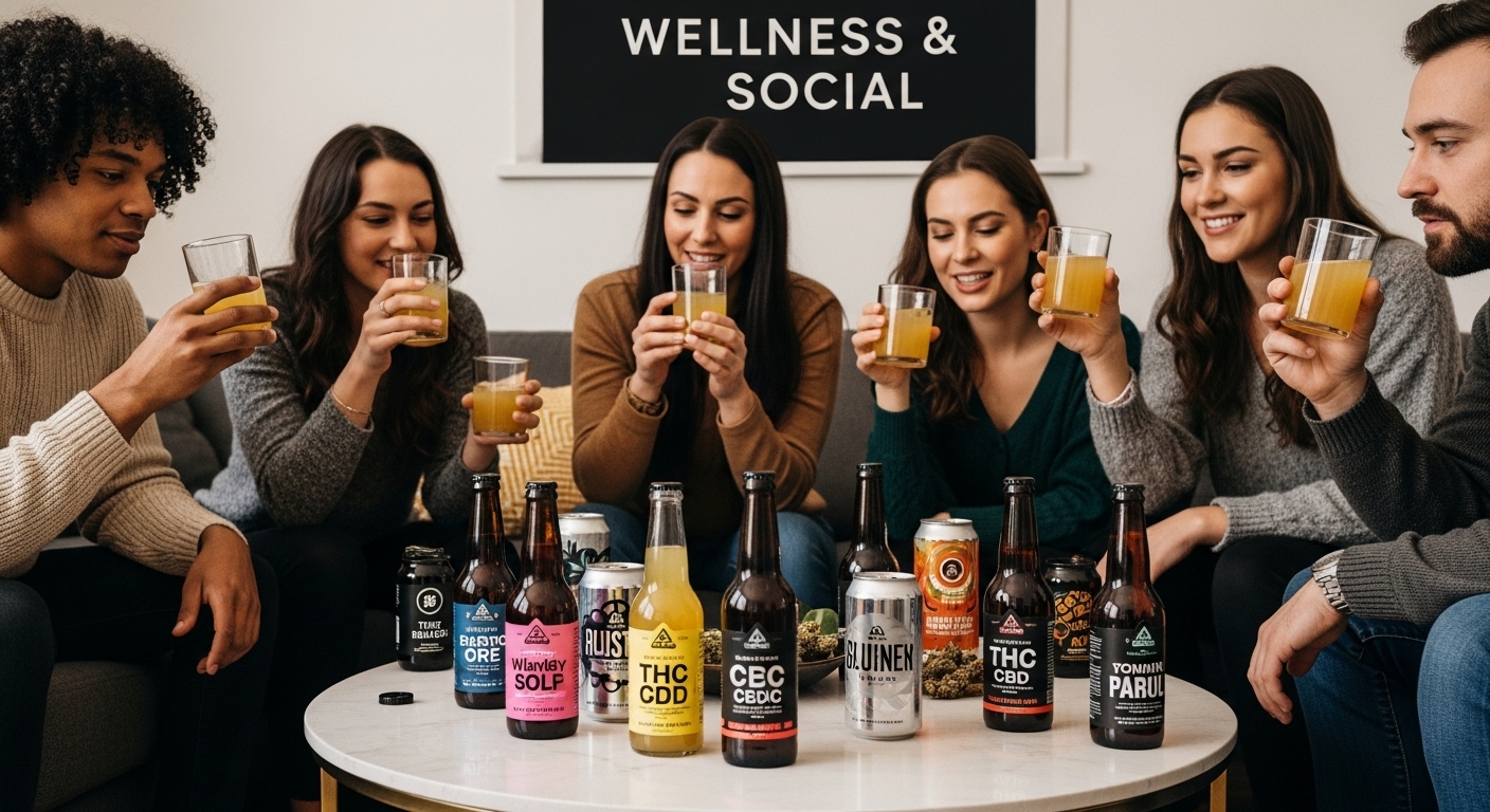 cannabis beverage tasting
