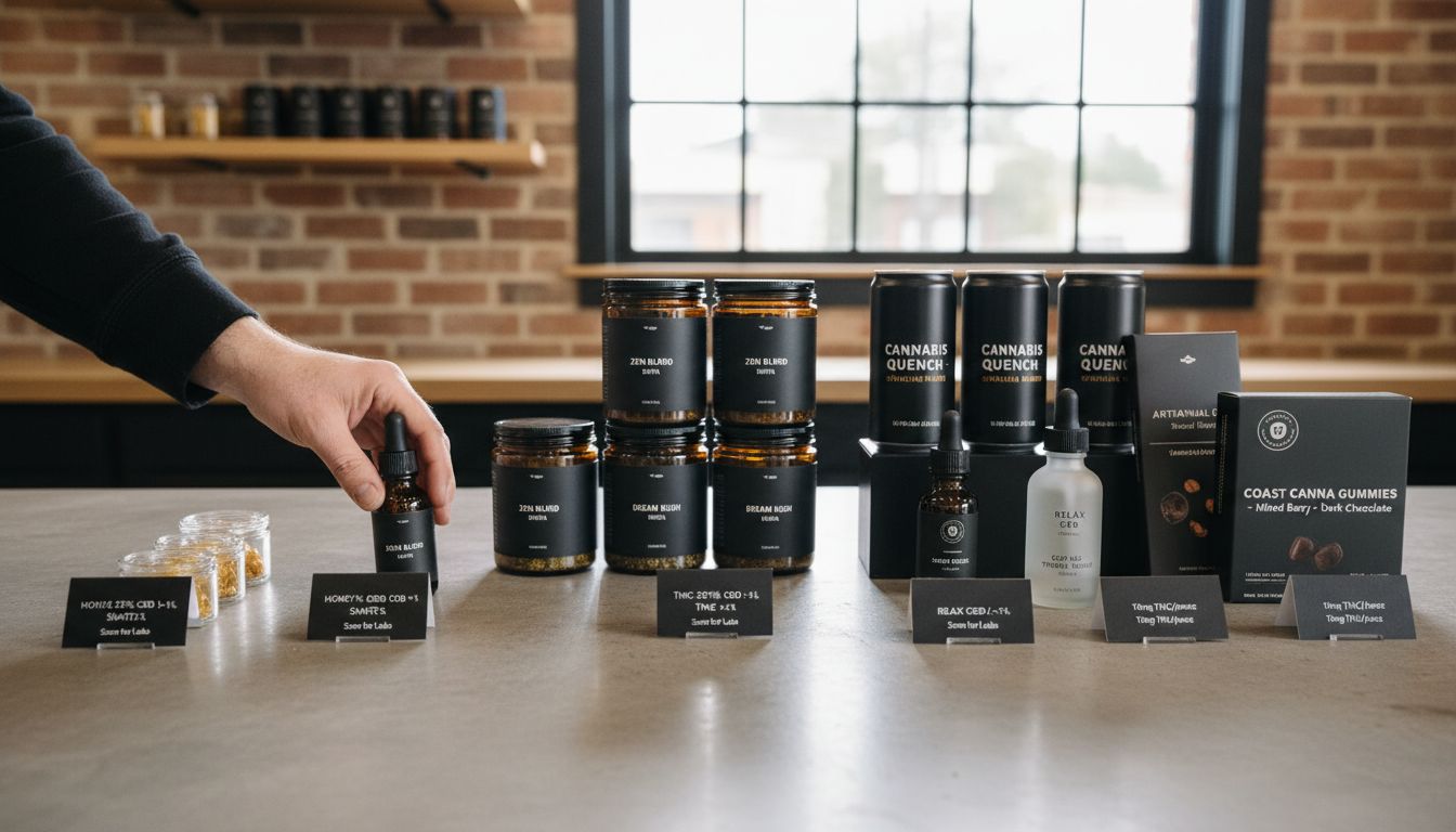 cannabis product selection