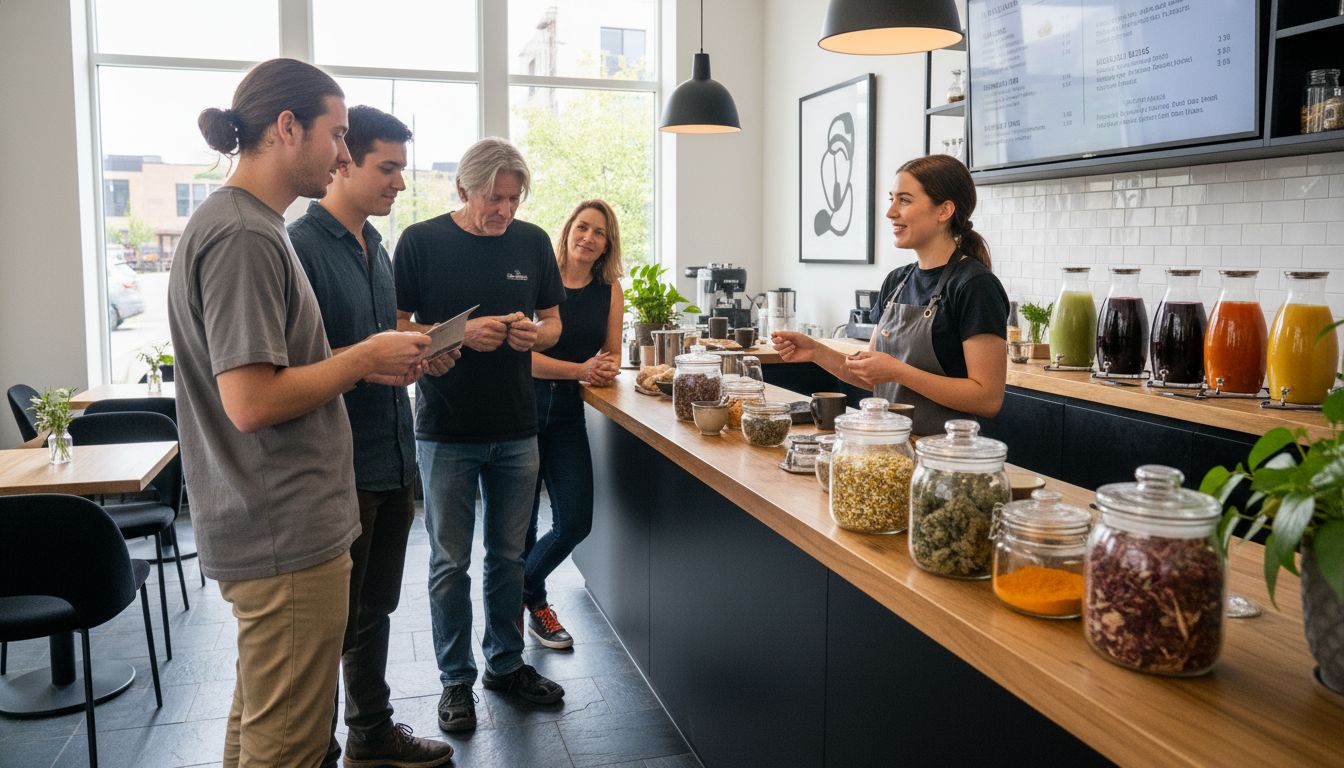 wellness beverage café