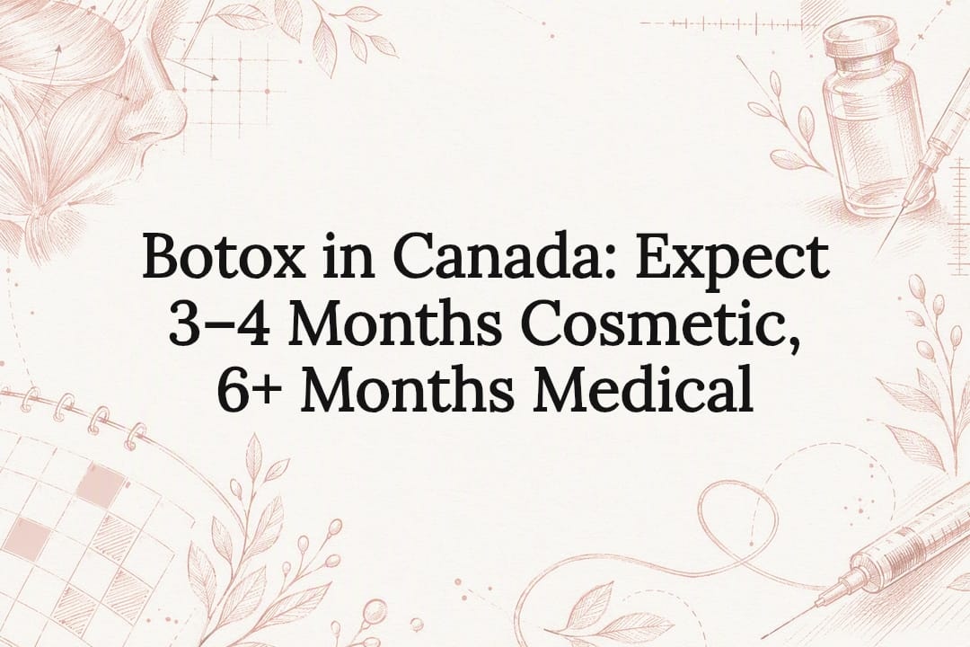 Decorative Botox duration title card illustration