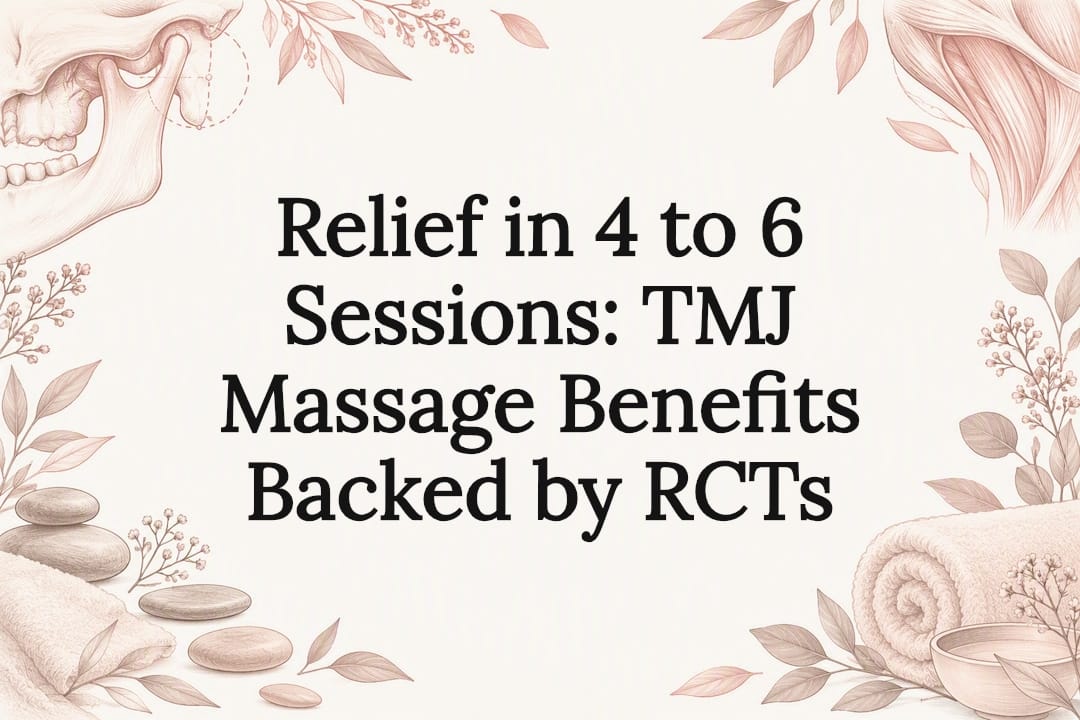 Decorative TMJ massage article title card