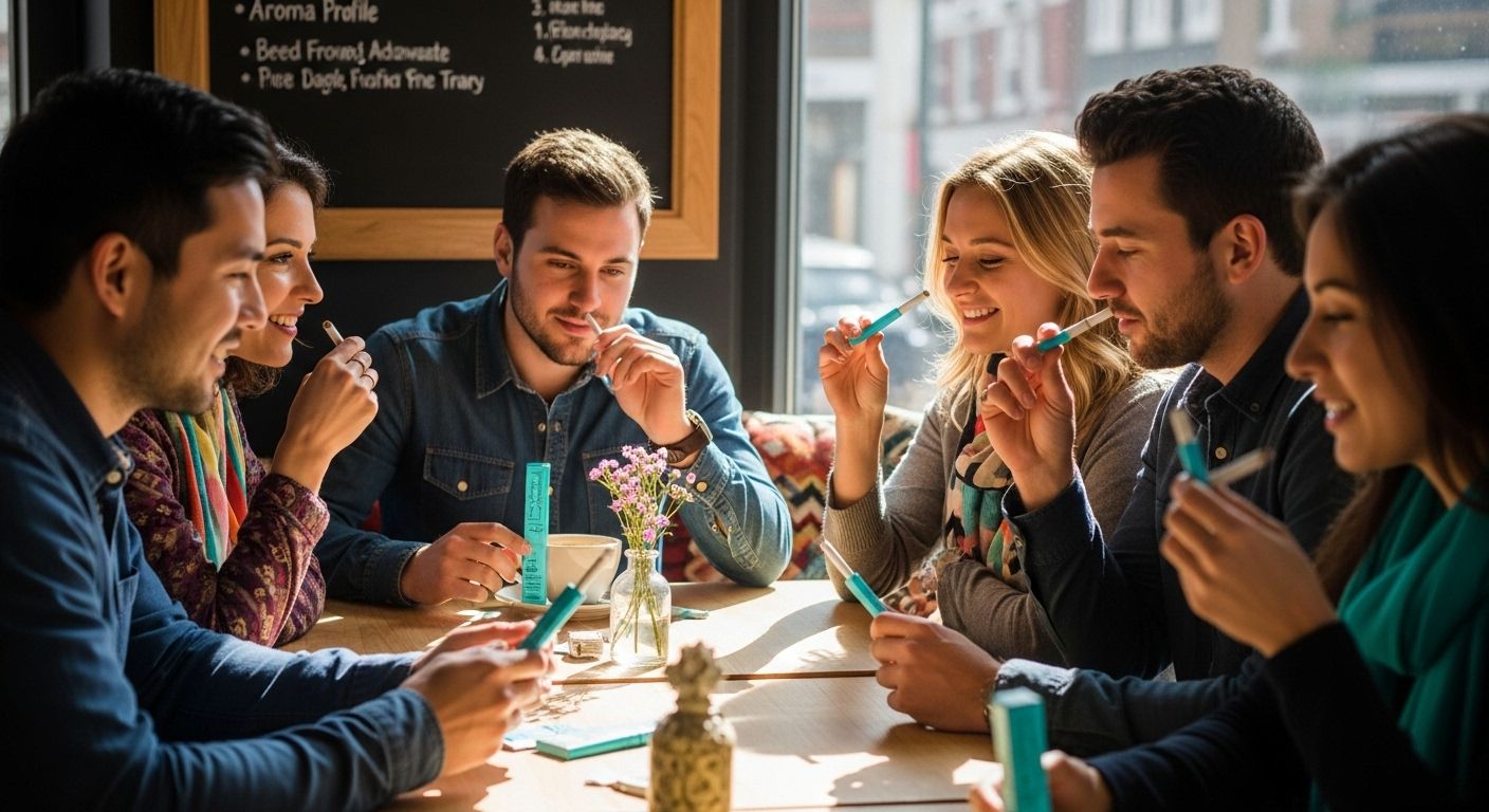 CBD cigarette aroma profile