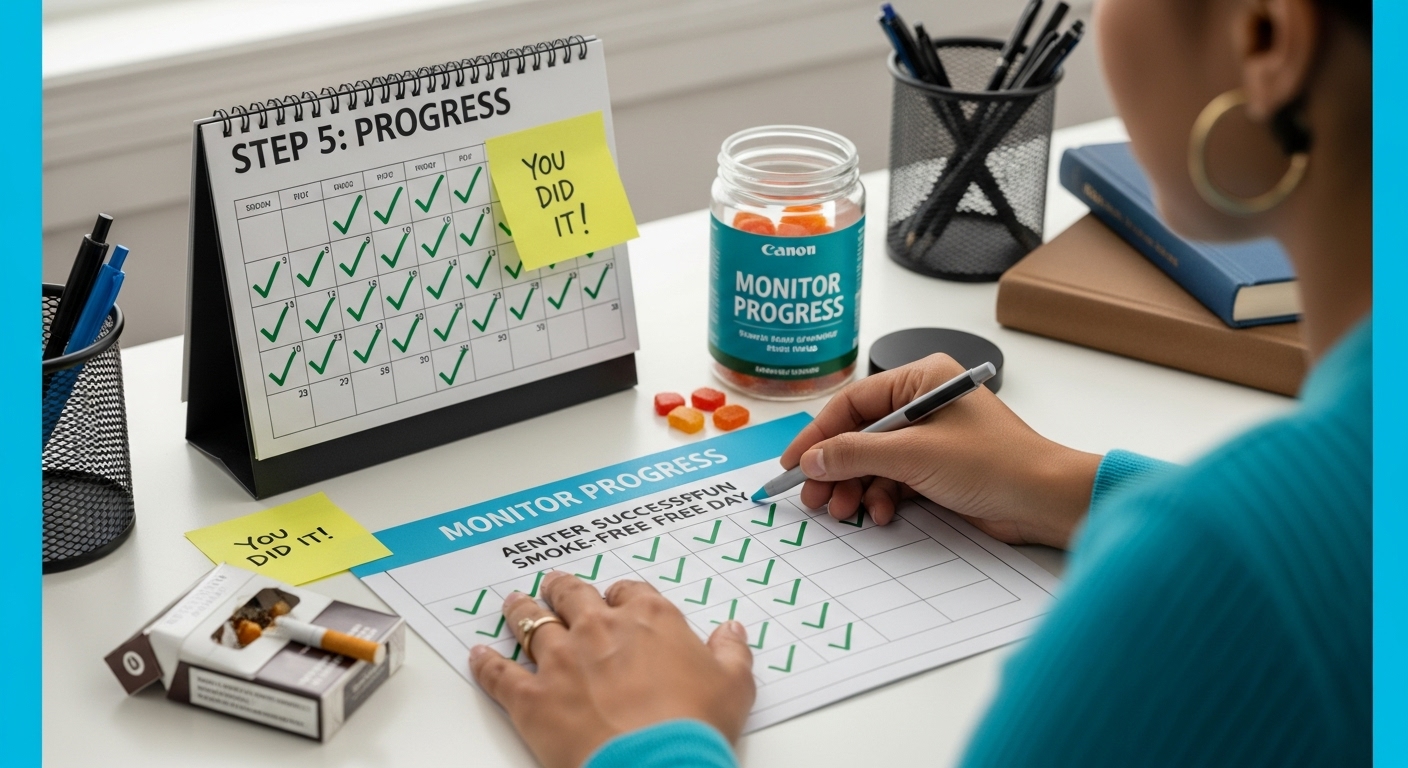 CBD quitting progress tracking