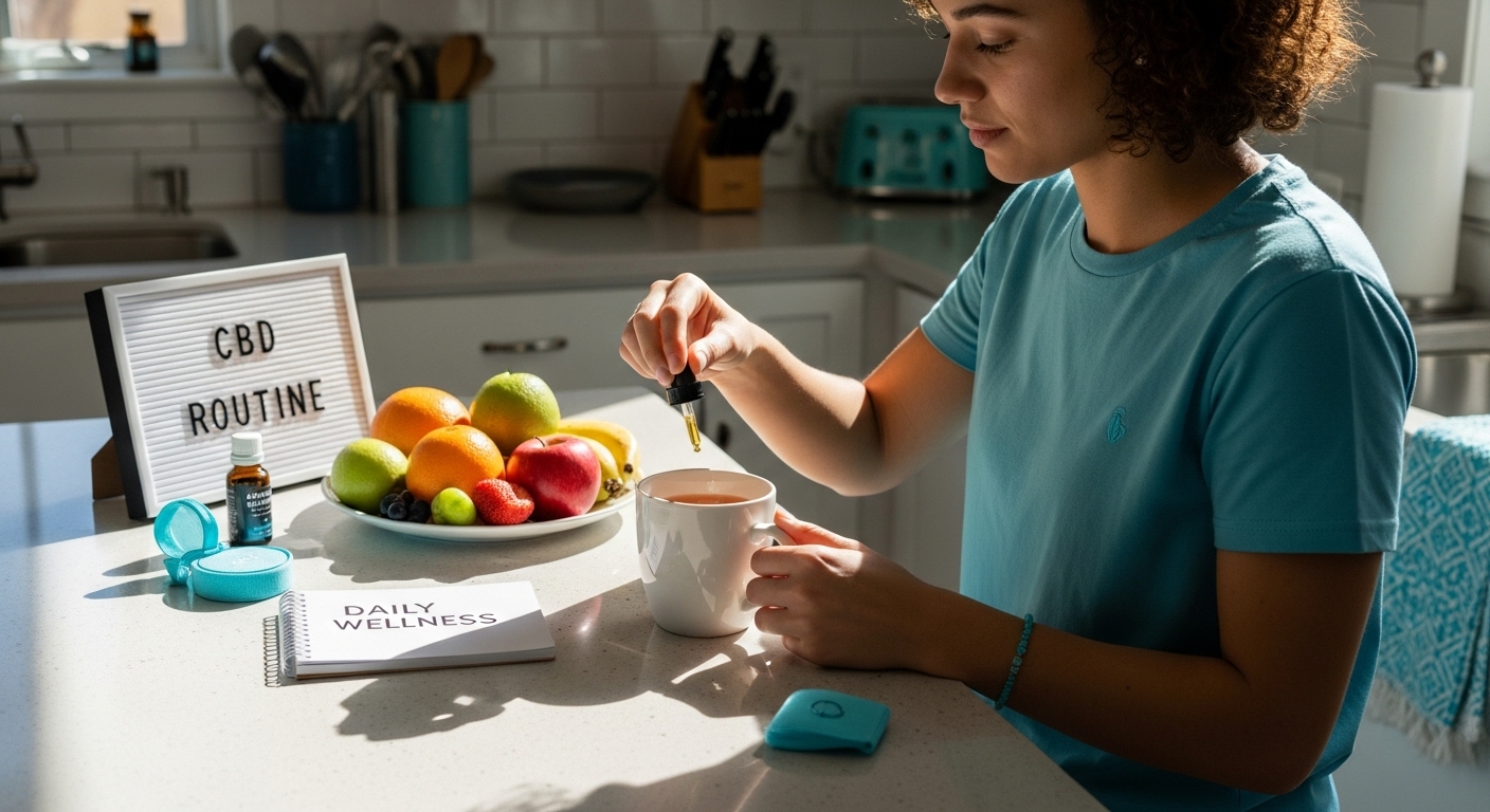 CBD daily routine