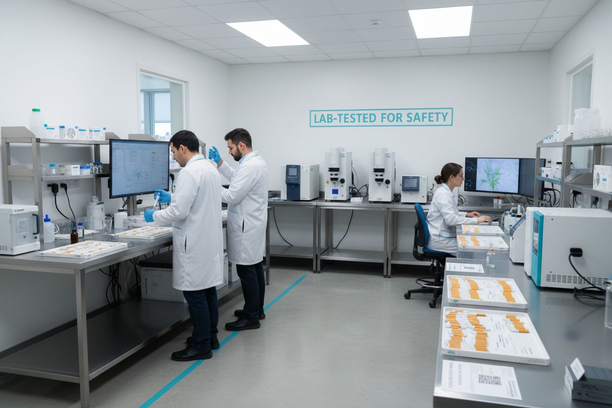 CBD cigarette testing